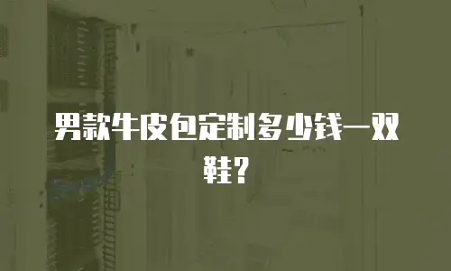 男款牛皮包定制多少钱一双鞋？
