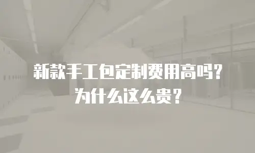 新款手工包定制费用高吗？为什么这么贵？