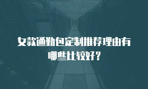 女款通勤包定制推荐理由有哪些比较好？