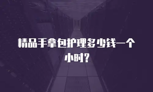 精品手拿包护理多少钱一个小时？
