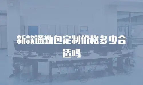 新款通勤包定制价格多少合适吗