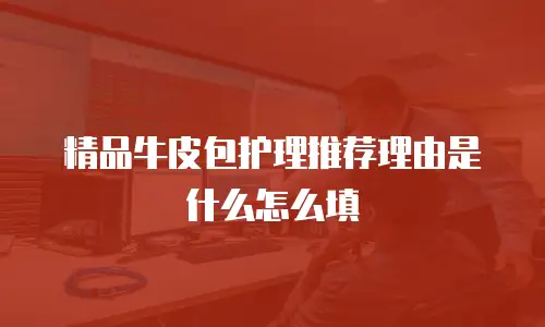 精品牛皮包护理推荐理由是什么怎么填