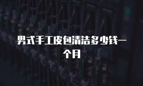 男式手工皮包清洁多少钱一个月