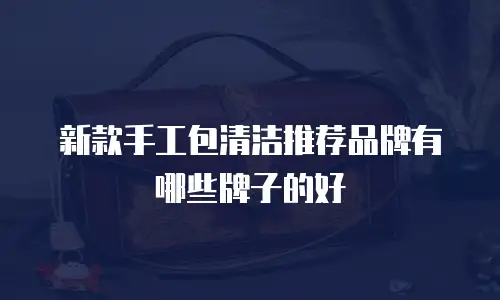 新款手工包清洁推荐品牌有哪些牌子的好
