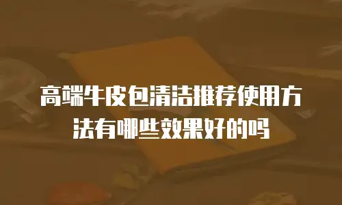 高端牛皮包清洁推荐使用方法有哪些效果好的吗