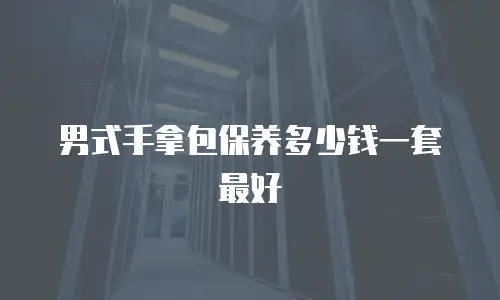 男式手拿包保养多少钱一套最好