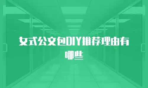 女式公文包DIY推荐理由有哪些
