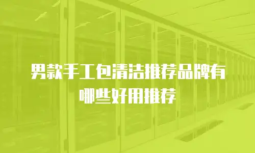男款手工包清洁推荐品牌有哪些好用推荐