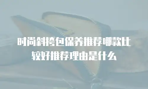 时尚斜挎包保养推荐哪款比较好推荐理由是什么