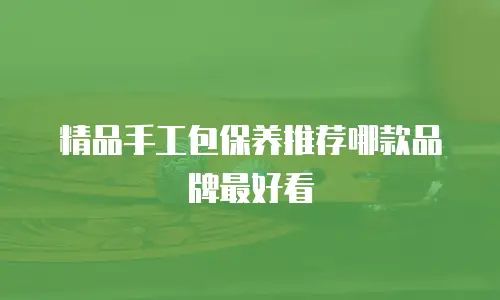 精品手工包保养推荐哪款品牌最好看