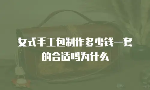 女式手工包制作多少钱一套的合适吗为什么