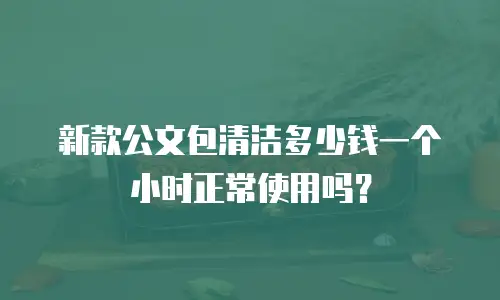 新款公文包清洁多少钱一个小时正常使用吗？