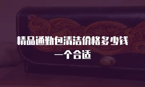 精品通勤包清洁价格多少钱一个合适