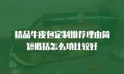 精品牛皮包定制推荐理由简短概括怎么填比较好