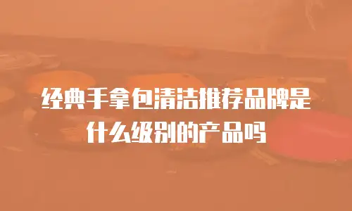 经典手拿包清洁推荐品牌是什么级别的产品吗