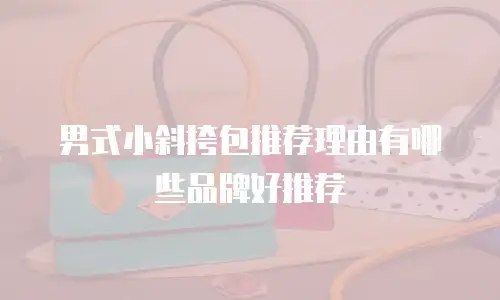 男式小斜挎包推荐理由有哪些品牌好推荐