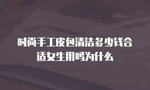 时尚手工皮包清洁多少钱合适女生用吗为什么