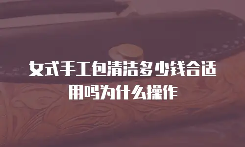 女式手工包清洁多少钱合适用吗为什么操作