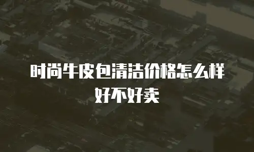 时尚牛皮包清洁价格怎么样好不好卖
