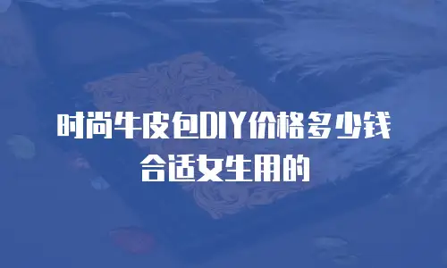 时尚牛皮包DIY价格多少钱合适女生用的