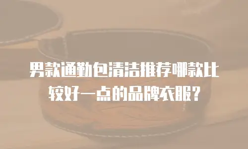 男款通勤包清洁推荐哪款比较好一点的品牌衣服？