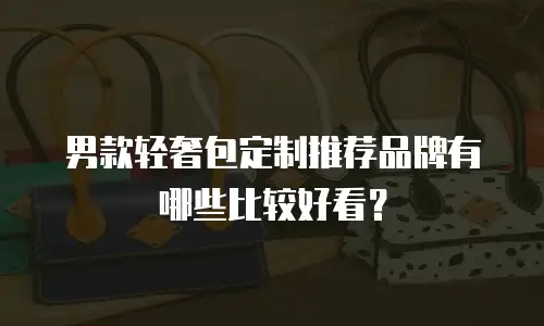 男款轻奢包定制推荐品牌有哪些比较好看？