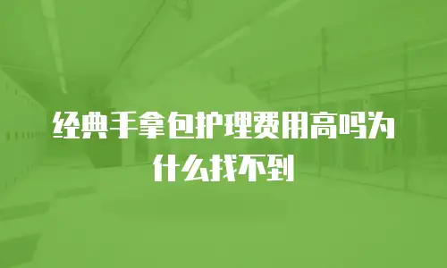 经典手拿包护理费用高吗为什么找不到