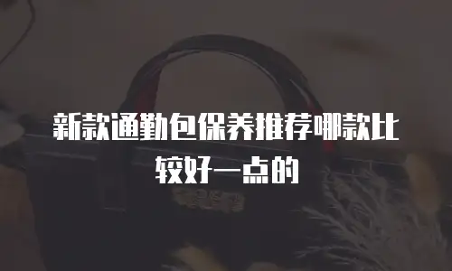 新款通勤包保养推荐哪款比较好一点的