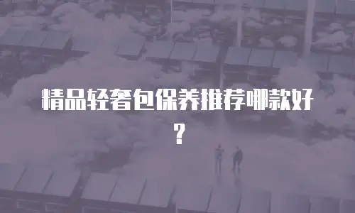 精品轻奢包保养推荐哪款好？