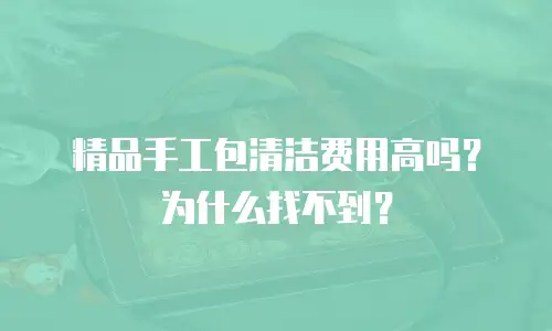 精品手工包清洁费用高吗？为什么找不到？