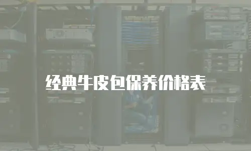 经典牛皮包保养价格表