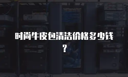 时尚牛皮包清洁价格多少钱？