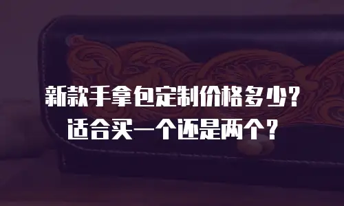新款手拿包定制价格多少？适合买一个还是两个？