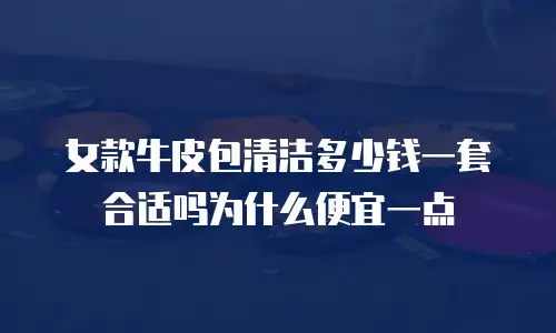 女款牛皮包清洁多少钱一套合适吗为什么便宜一点