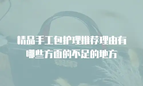 精品手工包护理推荐理由有哪些方面的不足的地方