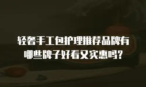 轻奢手工包护理推荐品牌有哪些牌子好看又实惠吗？