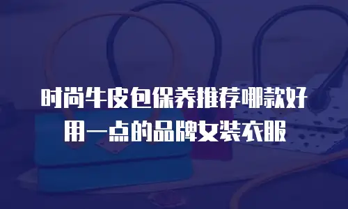 时尚牛皮包保养推荐哪款好用一点的品牌女装衣服