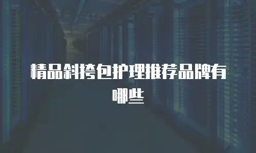 精品斜挎包护理推荐品牌有哪些