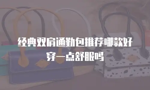 经典双肩通勤包推荐哪款好穿一点舒服吗