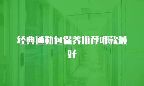 经典通勤包保养推荐哪款最好