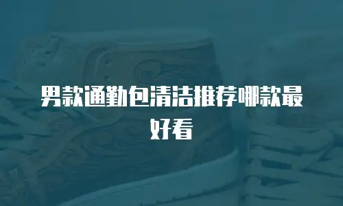 男款通勤包清洁推荐哪款最好看