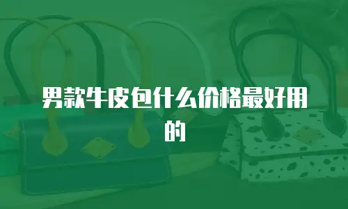 男款牛皮包什么价格最好用的