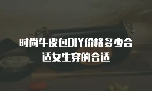 时尚牛皮包DIY价格多少合适女生穿的合适