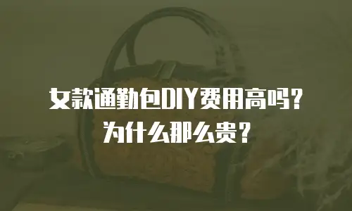女款通勤包DIY费用高吗？为什么那么贵？