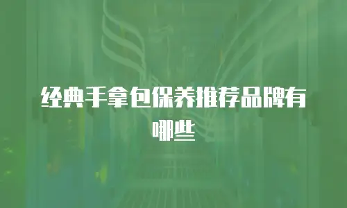 经典手拿包保养推荐品牌有哪些