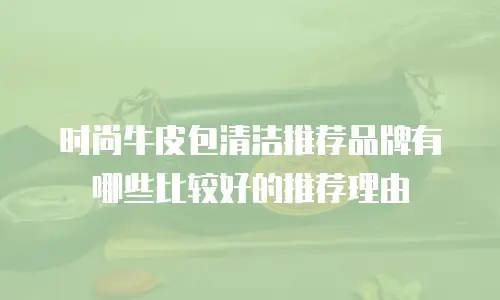 时尚牛皮包清洁推荐品牌有哪些比较好的推荐理由