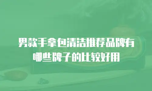 男款手拿包清洁推荐品牌有哪些牌子的比较好用