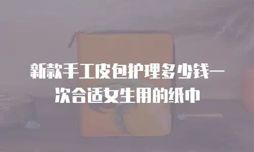 新款手工皮包护理多少钱一次合适女生用的纸巾