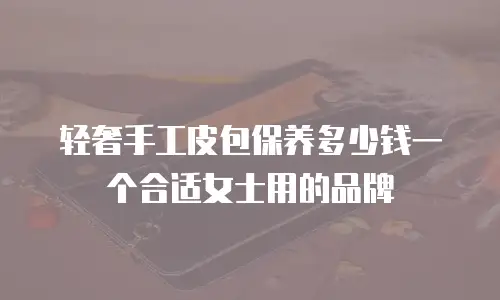 轻奢手工皮包保养多少钱一个合适女士用的品牌