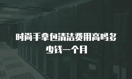 时尚手拿包清洁费用高吗多少钱一个月